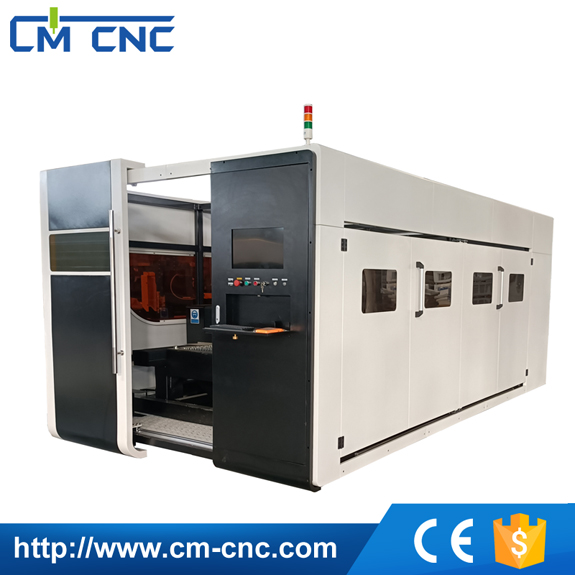 Enclosed Cabinet Metal Fiber Laser Cutting Machine